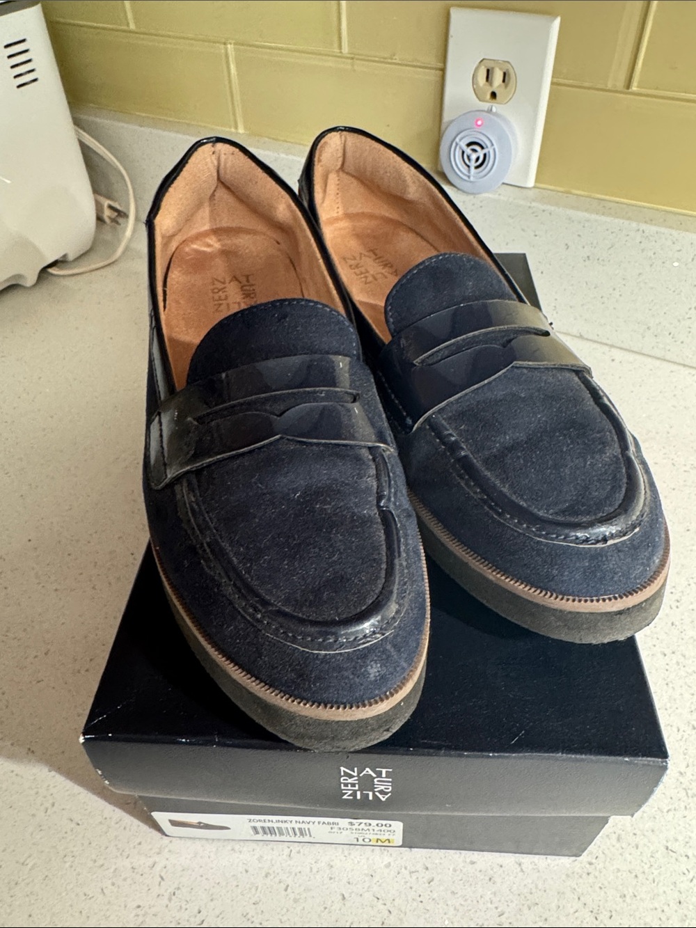 Naturalizer Navy Loafers